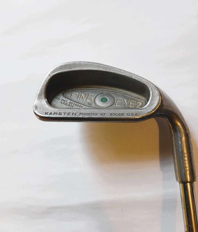 Ping Eye 2, Green Dot Golf Club, 7 iron