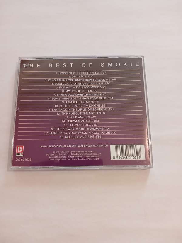 Smokie, The Best Of CD, Europe