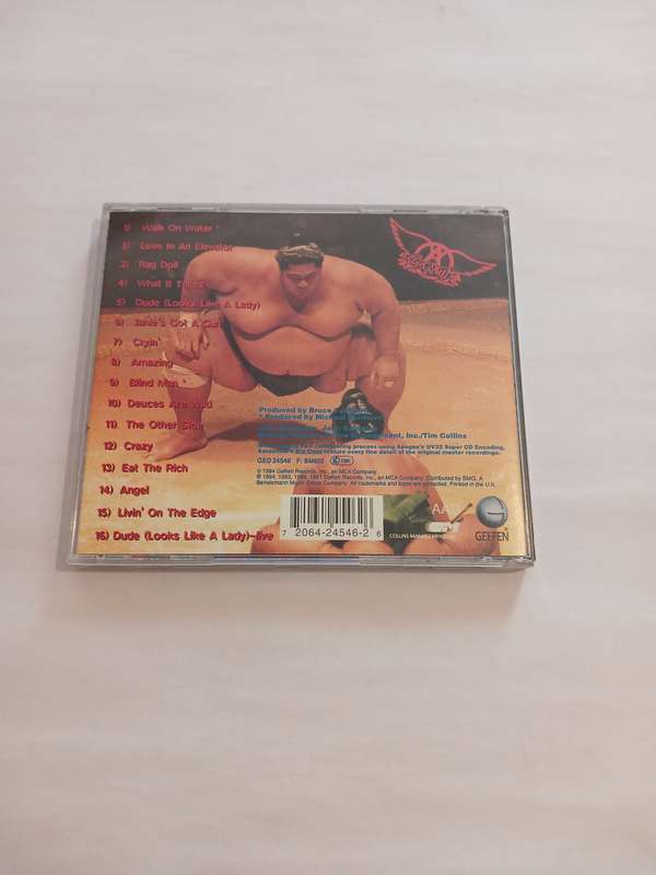 Aerosmith, Big Ones CD, Europe, Remastered