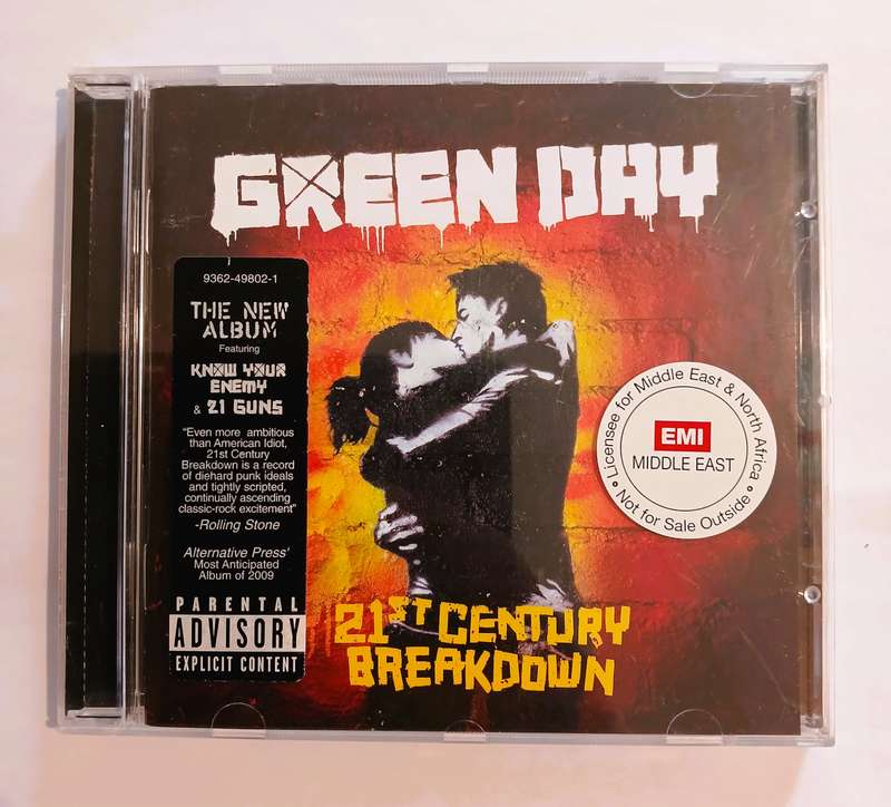 Green Day, 21st Century Breakdown CD, Europe