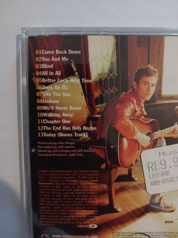 Lifehouse, Lifehouse CD, Enhanced