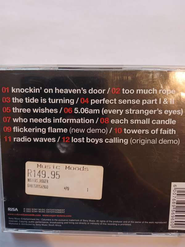 Roger Waters, Flickering Flame CD