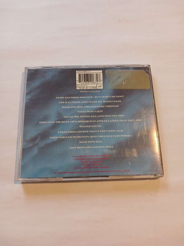 Meat Loaf, Bat Out Of Hell II CD, Holland
