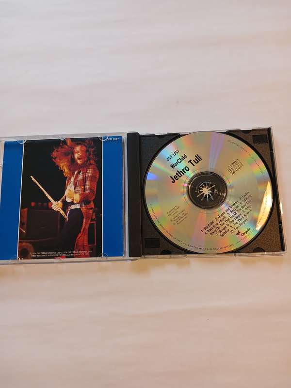 Jethro Tull, War Child CD, UK