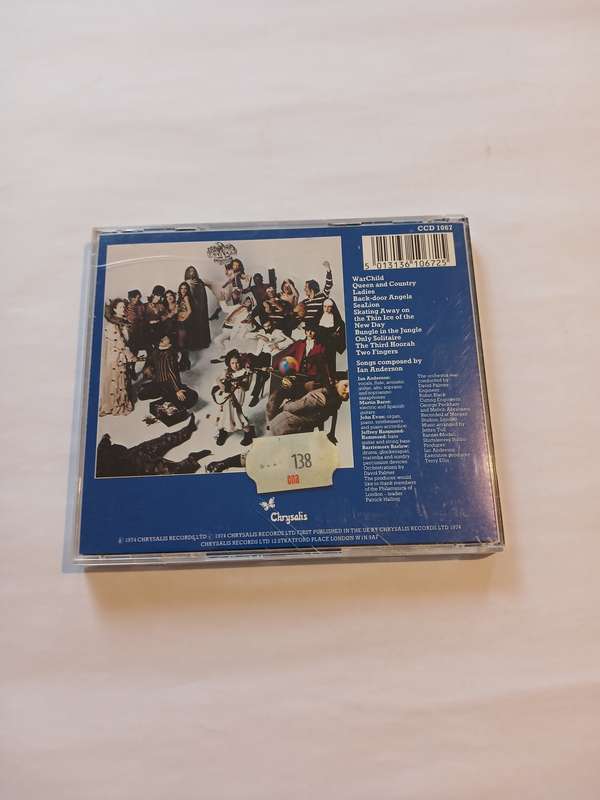 Jethro Tull, War Child CD, UK
