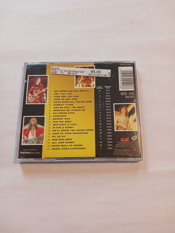 Slade, Feel The Noize, Greatest Hits CD, Remastered