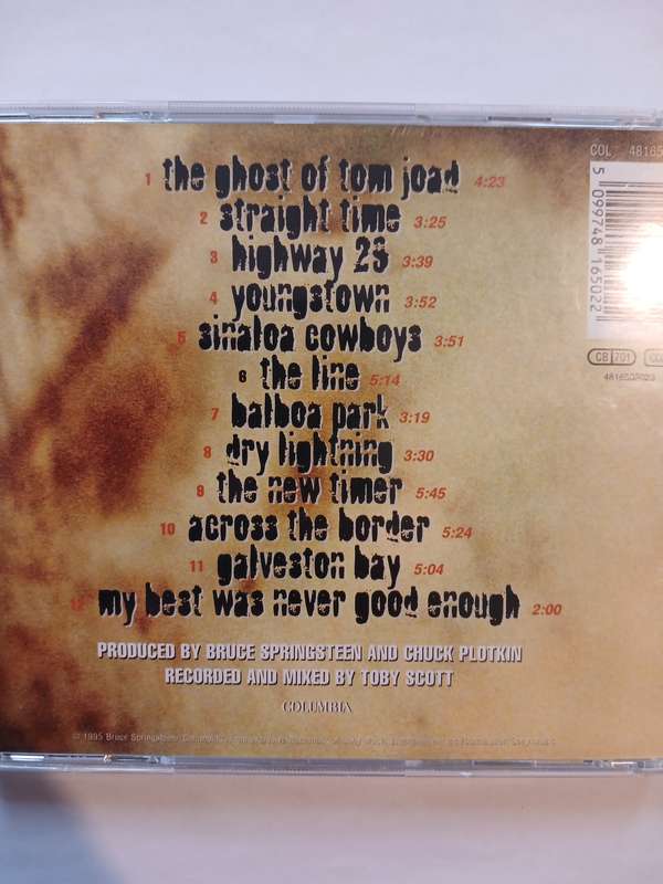 Bruce Springsteen, The Ghost of Tom Joad CD, Europe
