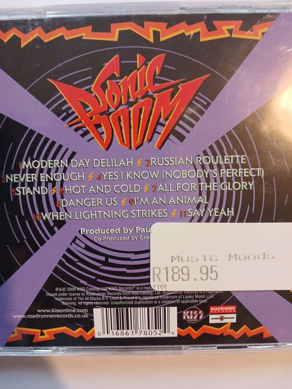 Kiss, Sonic Boom CD, Europe