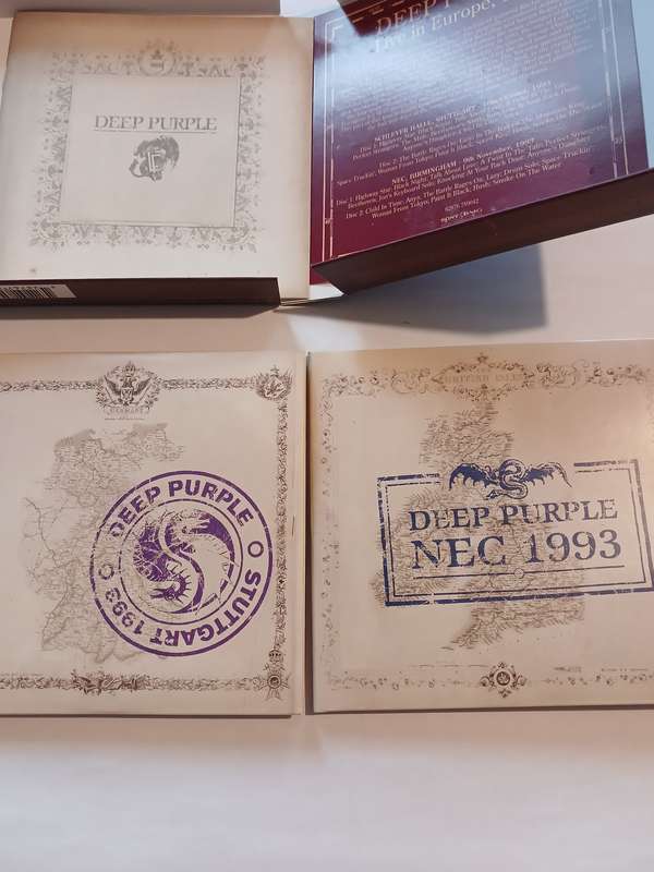 Deep Purple Live in Europe, 4 x CD Boxset, Europe