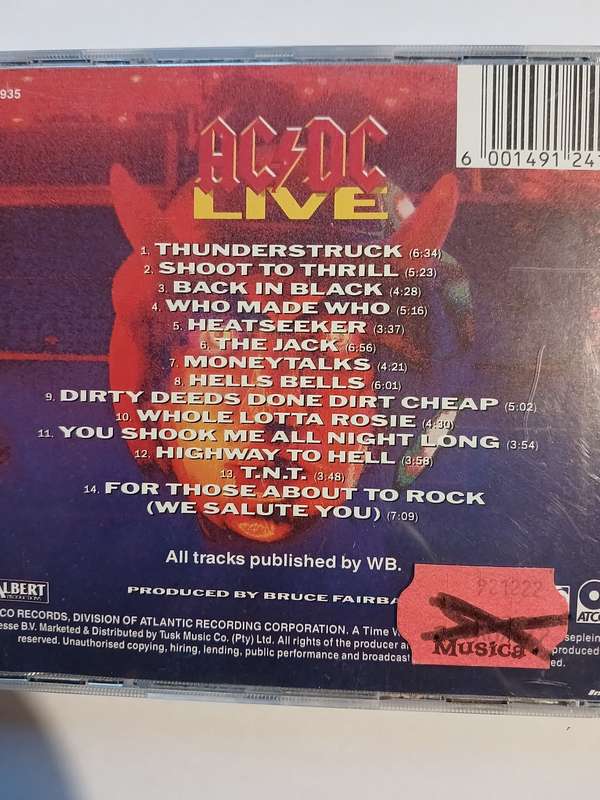AC/DC, Live CD