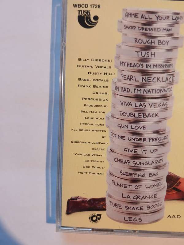 ZZ Top, Greatest Hits CD