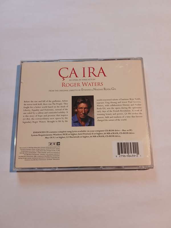 Roger Waters, Ca Ira, There is Hope, 2 x CD, Europe, Enhanced