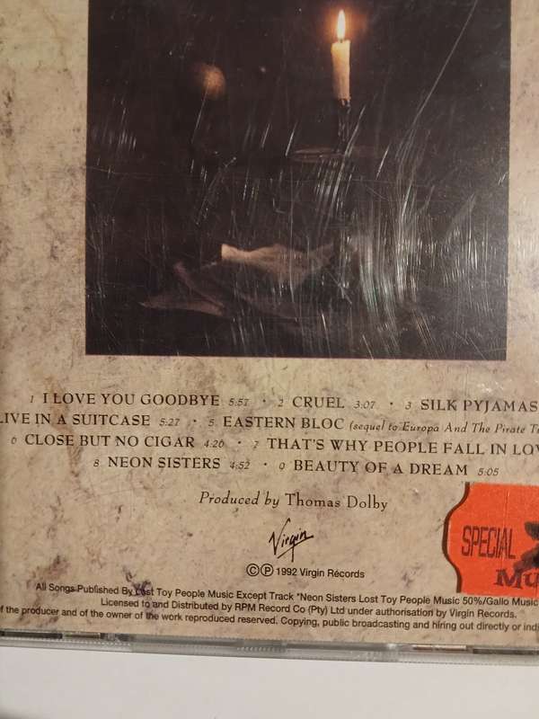 Thomas Dolby, Astronauts & Heretics CD