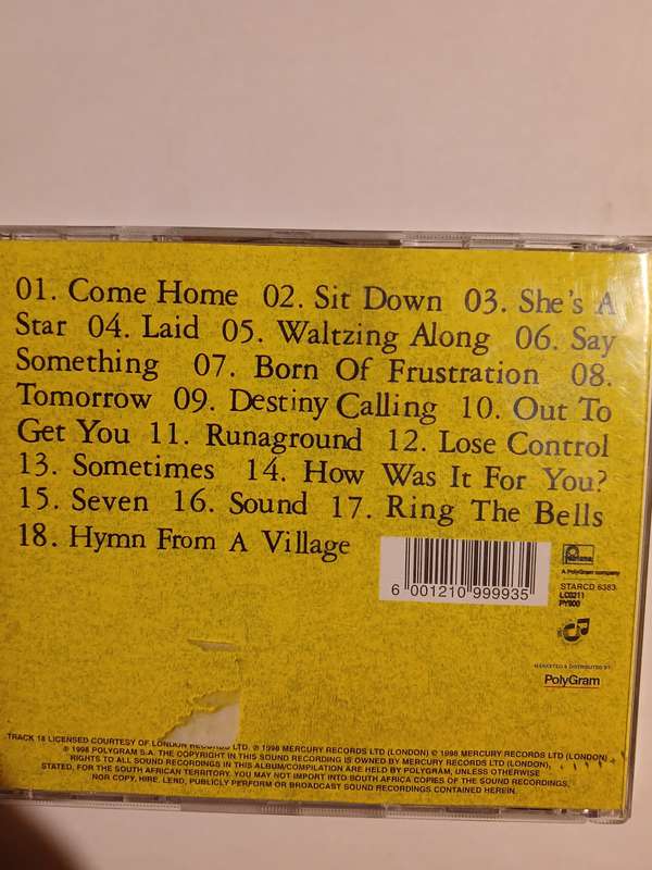 James, The Best Of CD