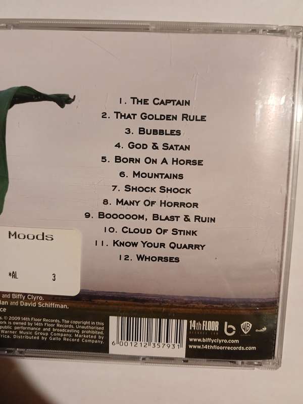 Biffy Clyro, Only Revolutions CD