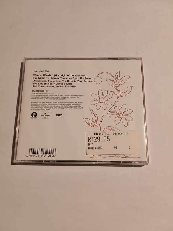 Pulp, We Love Life CD