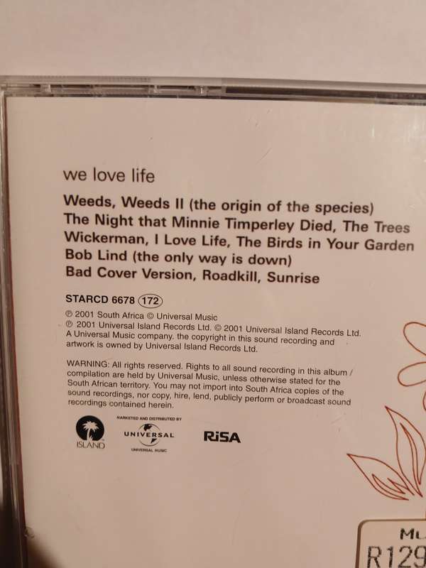 Pulp, We Love Life CD
