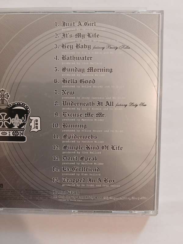 No Doubt, The Singles 1992-2003 CD, EU