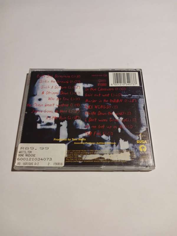 Tom Waits, Bone Machine CD