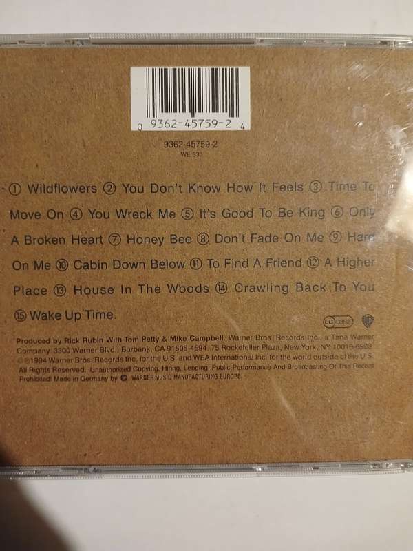 Tom Petty, Wildflowers CD, Germany