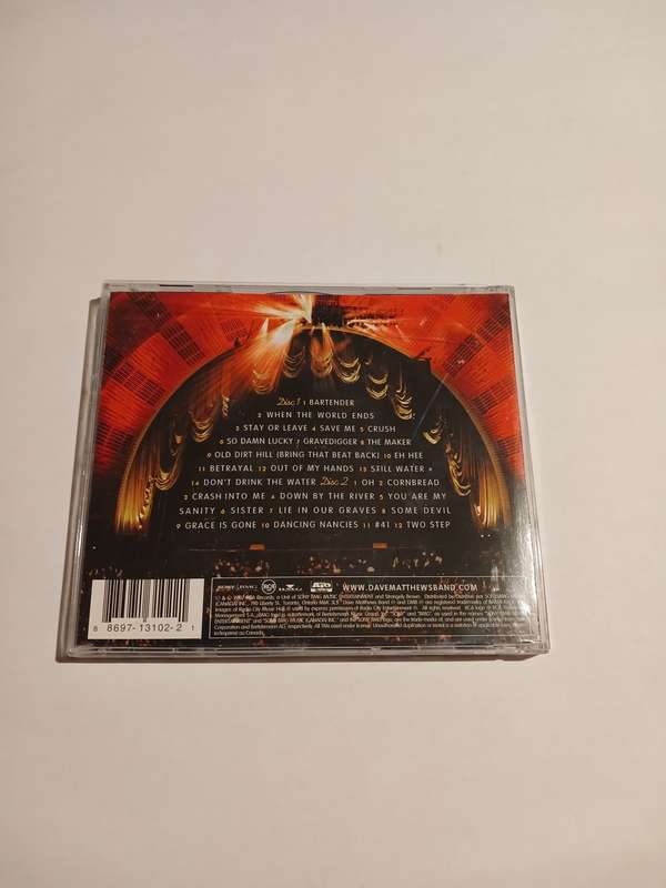 Dave Matthews and Tim Reynolds, Live at Radio City, 2 x CD, US