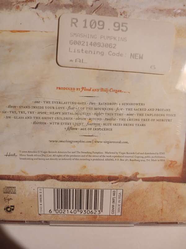 The Smashing Pumpkins, Machina, The Machines of God CD
