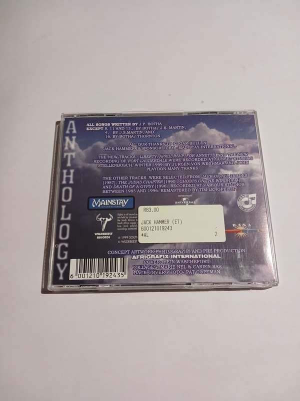 Jack hammer, Jack Hammer CD, Remastered