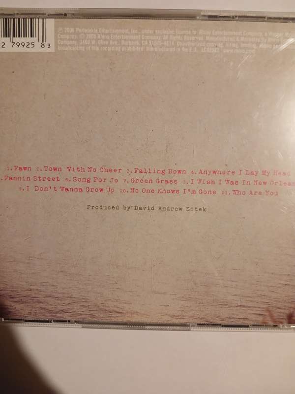 Scarlett Johansson, Anywhere I lay my Head CD, EU