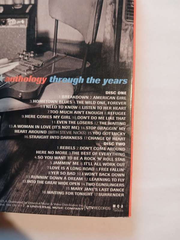 Tom Petty and the Heartbreakers, Anthology Through the Years, 2 x CD, US, Remastered