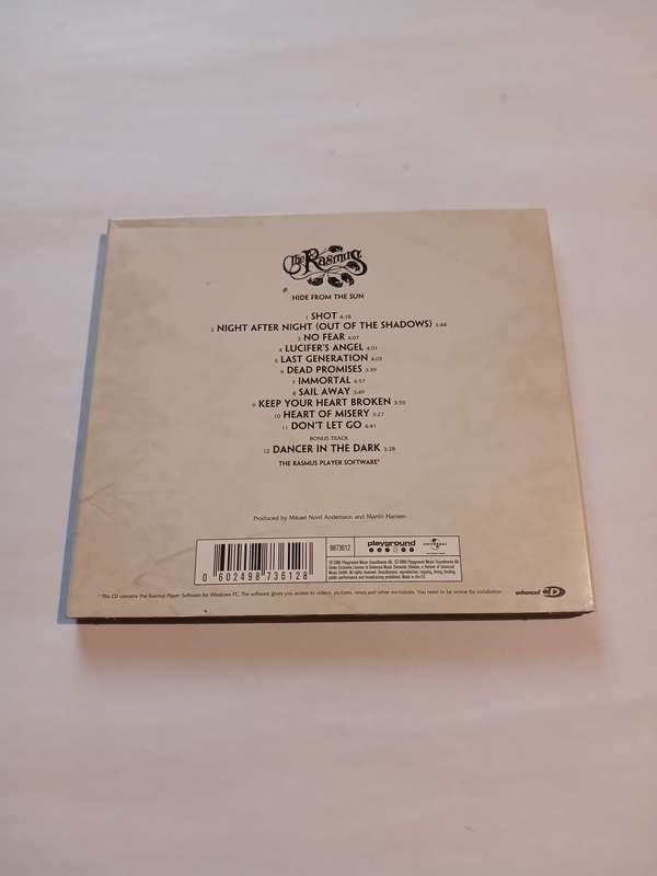The Rasmus, Hide from the Sun CD, EU, Enhanced