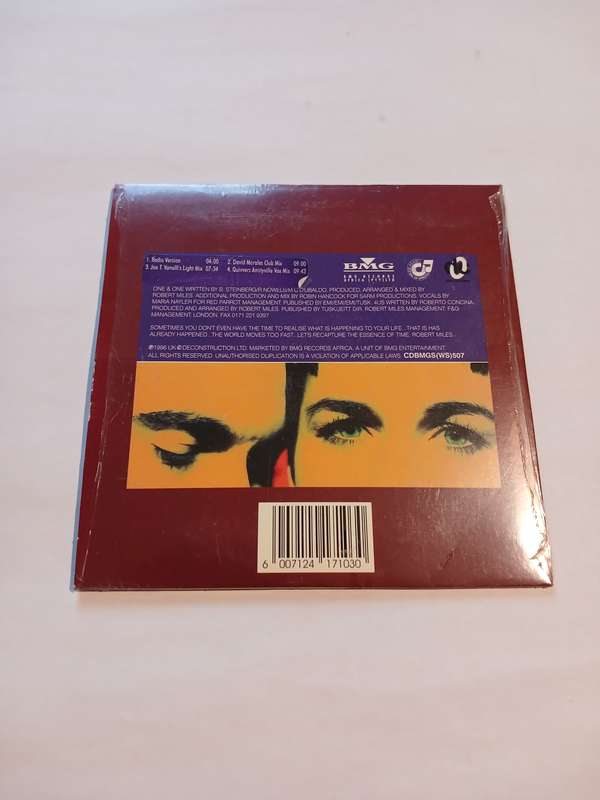 Robert Miles featuring Maria Nayler, One & One CD single