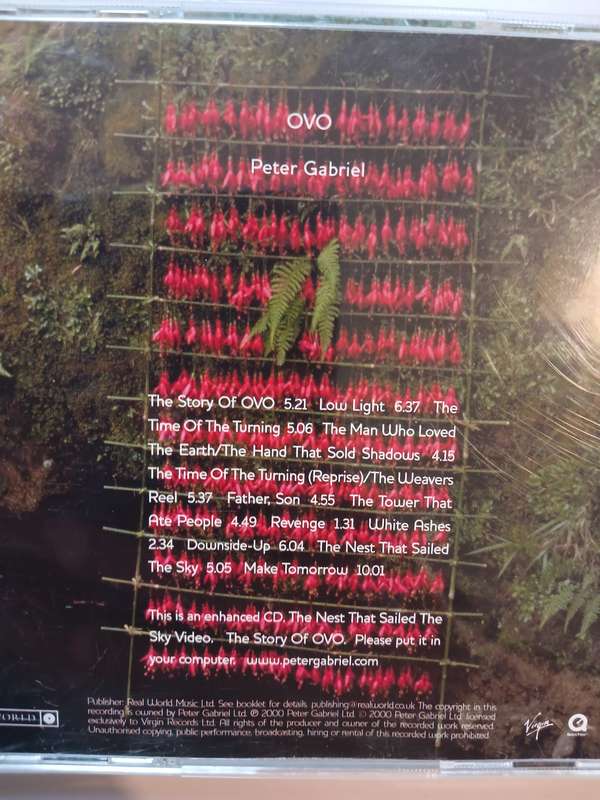 Peter Gabriel, Ovo CD, EU, Enhanced