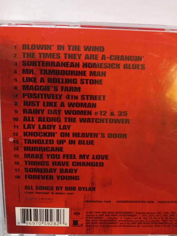 Bob Dylan, Dylan CD, EU
