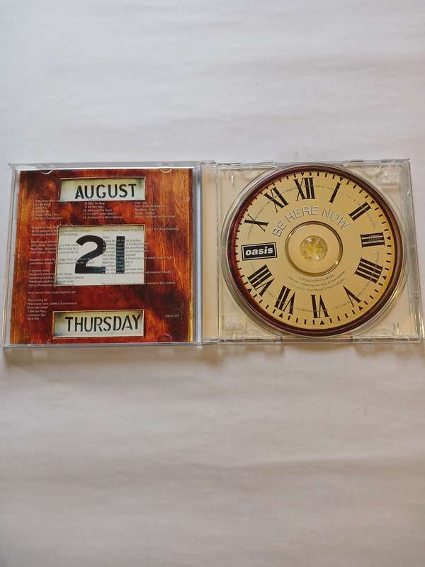 Oasis, Be Here Now CD, UK