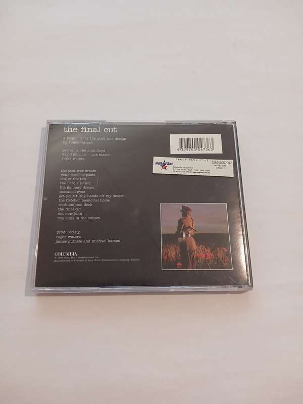 Pink Floyd, The Final Cut CD, Australia, Remastered