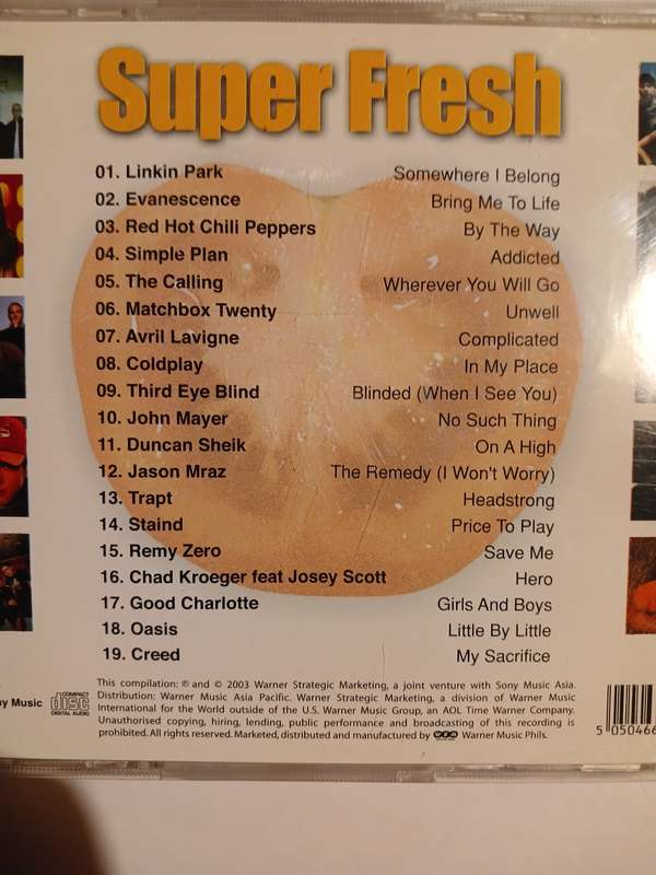 Super Freash, The Juiciest Modern Rock Hits Today CD