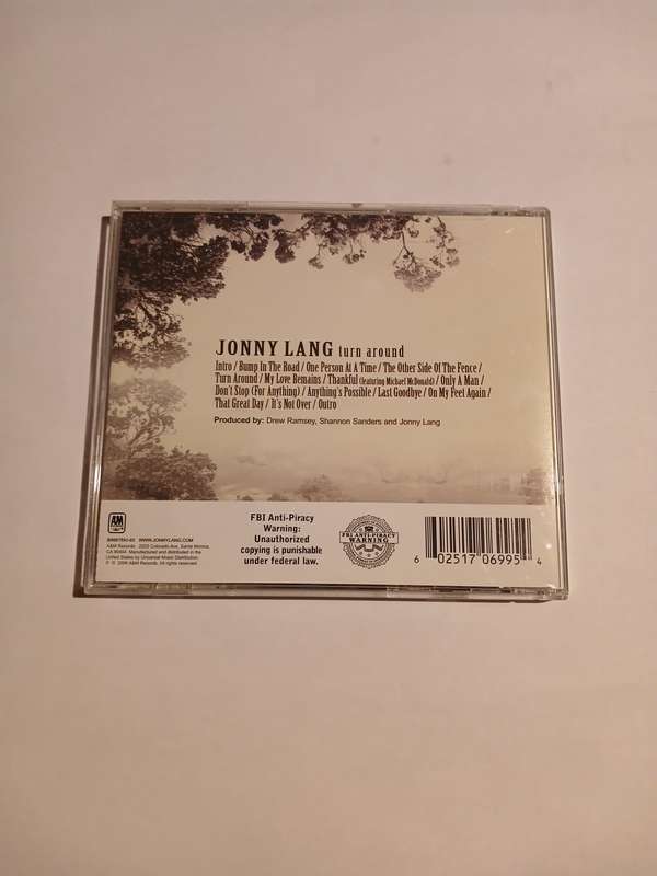 Jonny Lang, Turn Around CD, US