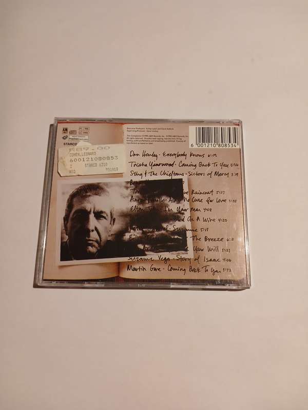 Leonard Cohen, Tower of Song, The Songs of Leonard Cohen CD
