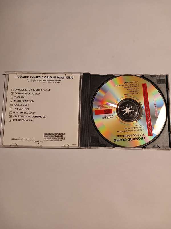 Leonard Cohen, Various Positions CD