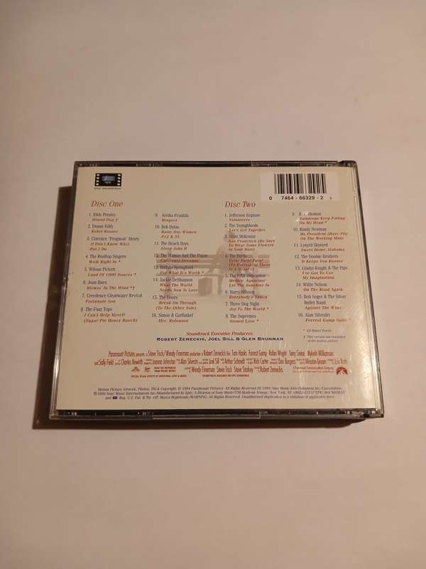 Forrest Gump, The Soundtrack, 2 x CD, EU