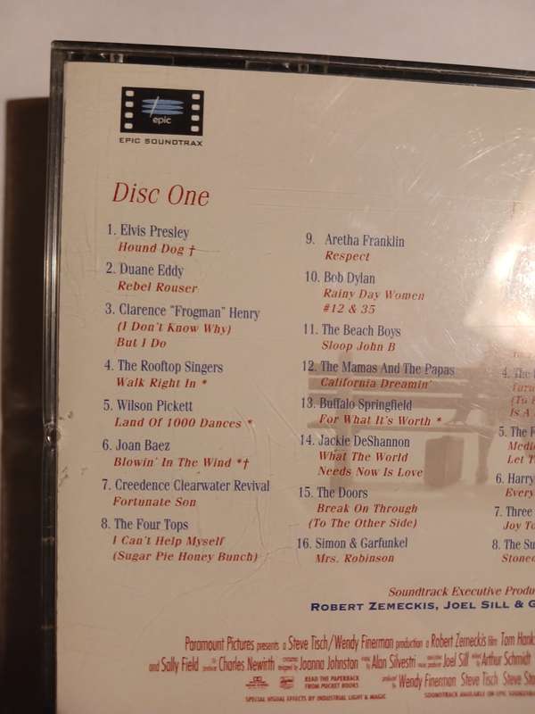Forrest Gump, The Soundtrack, 2 x CD, EU