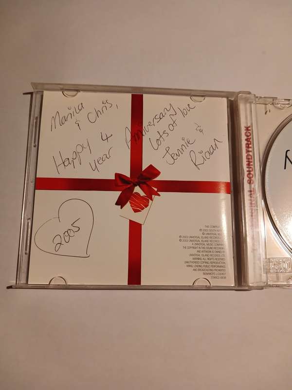 Love Actually, Motion Picture Soundtrack CD