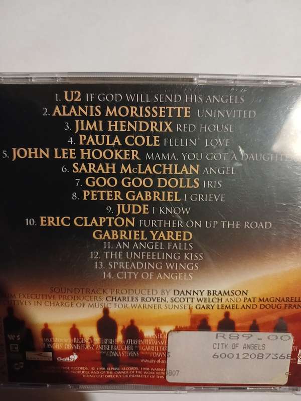 City of Angels, Motion Picture Soundtrack CD