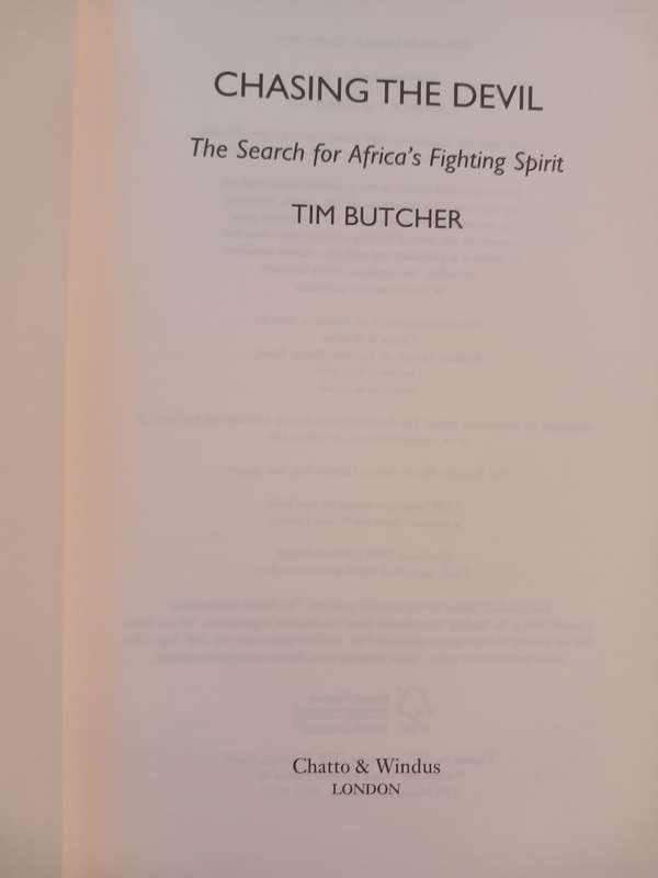 Chasing the Devil by Tim Butcher