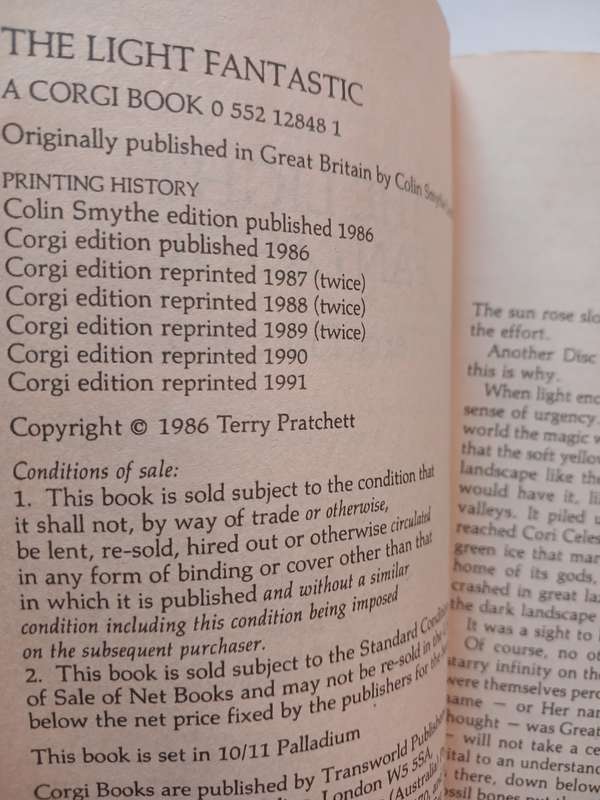 The Light Fantastic, A sequel to The Colour of Magic by Terry Pratchett
