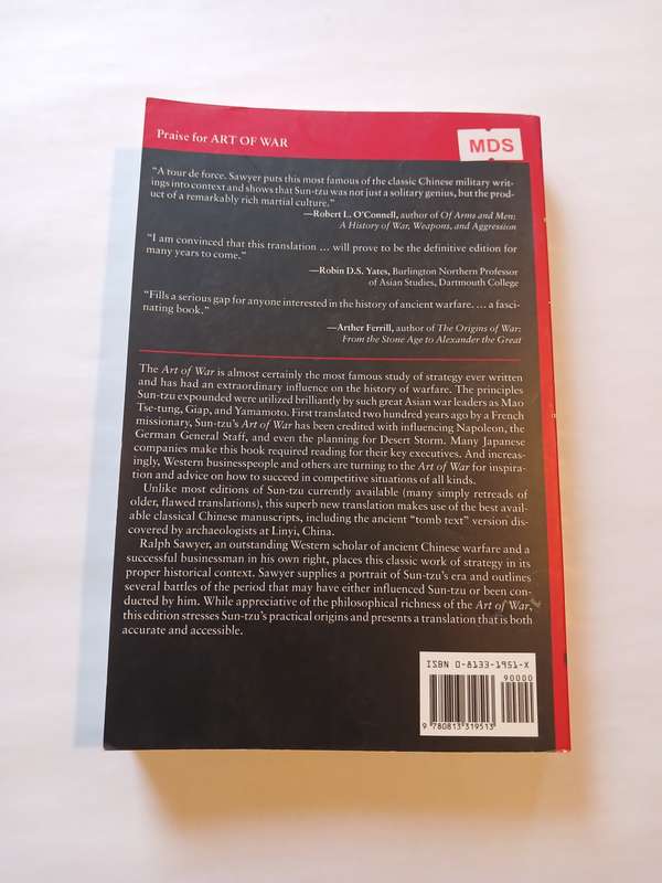 The Art of War, Sun Tzu translated by Raplh D. Sawyer