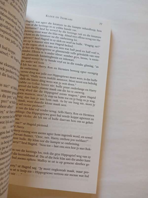 Harry Potter en die Gevangene van Azkaban, J.K. Rowling vertaal deur Janie Oosthuysen