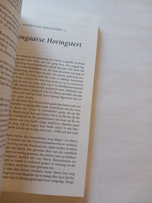 Harry Potter en die Beker vol Vuur, J.K. Rowling vertaal deur Janie Oosthuysen