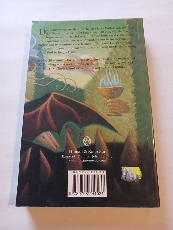 Harry Potter en die Beker vol Vuur, J.K. Rowling vertaal deur Janie Oosthuysen