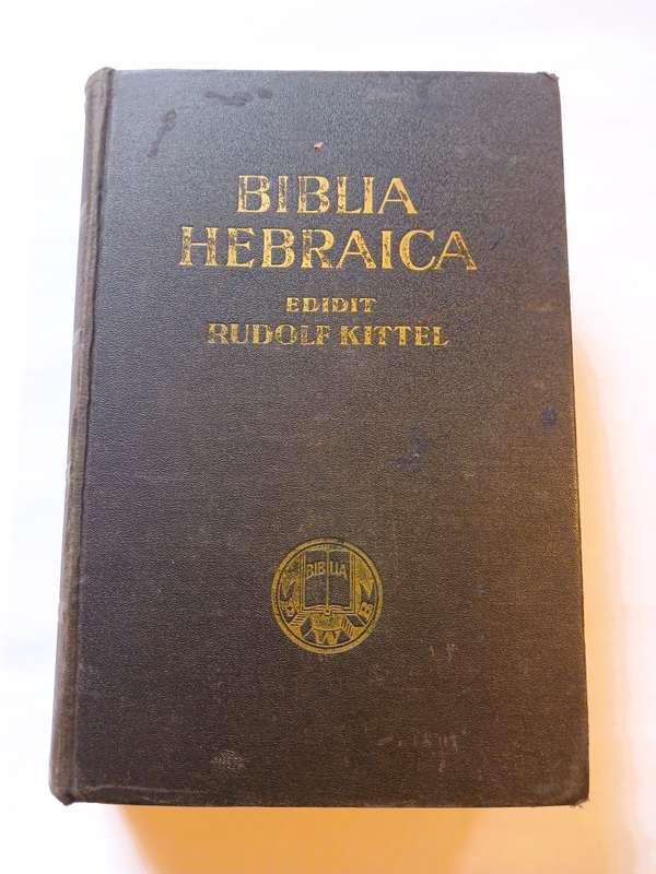Biblia Hebraica edidit Rudolf Kittel, 1949